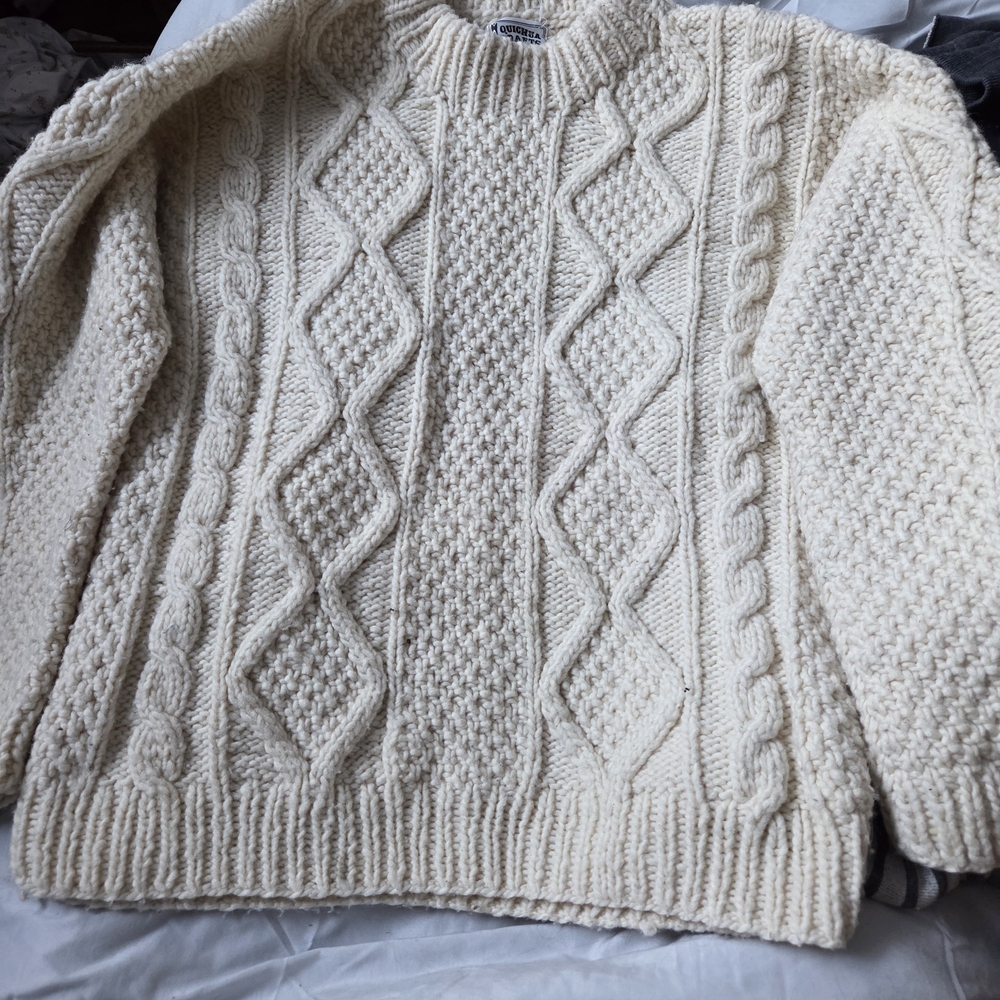 Cozy Cream Cable Knit Sweater